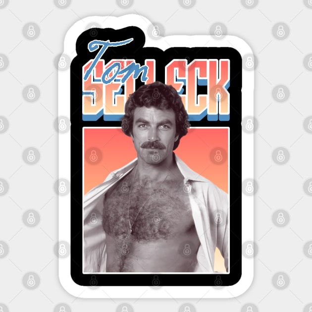 Tom selleck Sticker by Olivia alves